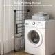 2-tier laundry drying rack with aluminum frame, featuring an easy folding design for compact storage in laundry rooms.