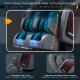 Foot massage feature of the Enjoyment 05 massage chair, showcasing airbag massage and roller scraping for relaxation.