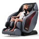 3D SL Track Thai Stretch Zero Gravity Full Body Massage Chair in black, featuring air massage and Bluetooth speakers.