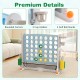 Jumbo 4-to-Score game in light blue with cup holders, golf stands, and rounded corners for safe, fun play.
