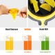 Slow masticating juicer with 4.8" wide feed plate, extracting higher juice yield and nutrition for healthy living.