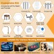 Complete distillation kit featuring a 10-gal boiler pot, thumper keg, and copper cooling coil for DIY whisky making.