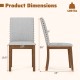 Upholstered Dining Chairs with Padded Seat for Living Room - Gallery View 4 of 8