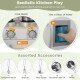 Kids kitchen playset featuring a realistic stove, sink, and water dispenser for immersive cooking fun.