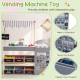 Kids grocery store playset with vending machine, shopping cart, and accessories for imaginative role play and.