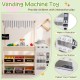 Kids grocery store playset with vending machine, shopping cart, and interactive accessories for imaginative role play.