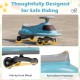Kids Wiggle Car with Under-seat Storage and LED Flashing Wheels - Gallery View 9 of 10