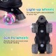 Kids roller skates with light-up wheels and 82A PU wheels for smooth skating, designed for outdoor fun and safety.