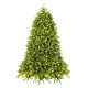 Premium 5 ft hinged artificial fir Christmas tree with LED lights, featuring a full appearance and easy assembly for.