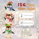 Lighted penguin decoration with 156 warm white lights, cute hats, and energy-saving LED for festive outdoor display.
