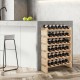 Stackable wooden wine rack for 36 bottles, featuring a wobble-free design and sturdy pine construction, ideal for.