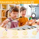 Percussion glockenspiel with adjustable metal stand, 30 notes, mallets, and practice pad for children's musical.