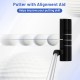 Putter with alignment aid designed for improved accuracy, featuring a durable steel shaft and anti-slip handgrips.