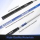 Close-up of anti-slip handgrips and graphite shafts from the Men's Complete Golf Clubs and Bag Set for improved control.