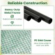 Close-up of the heavy-duty metal frame of the Mini Greenhouse with rustproof coating for durability and stability.