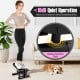 Mini stepper with resistance bands, adjustable height, and anti-slip pedals for quiet home workouts.