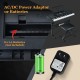 AC/DC power adaptor and battery compartment for the 61-key electronic keyboard piano set, ideal for portable use.