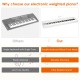 88-key weighted digital piano in white with dual-tone modes, MIDI interface, and built-in speakers for a professional.