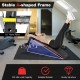 Multifunctional sit-up bench with adjustable metal frame, sturdy design, and comfortable padding for versatile workouts.