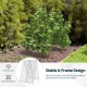 A-frame trellis supports for climbing plants, featuring a sturdy steel frame and large planting area for garden use.