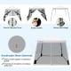 Pop up canopy with mesh sidewalls, adjustable height, and durable oxford fabric for outdoor events and protection.