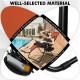 Outdoor folding zero gravity reclining lounge chair in orange with removable tray, ideal for relaxation by the pool.
