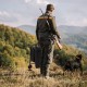 Swivel folding chair with backrest and padded cushion, designed for hunting, featuring a camouflage pattern and.