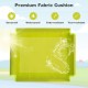 Bright green fabric cushion for kids climbing dome, featuring sun-proof, water-proof, and tear-resistant qualities.