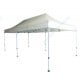 10x20 feet white pop-up patio canopy tent with heavy-duty metal frame, ideal for outdoor gatherings and sun protection.