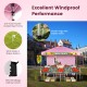 10x10 feet pink pop-up canopy showcasing windproof performance with adjustable height and durable steel frame for.