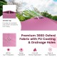 Vented top of the pink 10 x 10 feet pop-up canopy, featuring premium 300D Oxford fabric for outdoor events and sun.