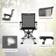 360-degree silent swivel hunting chair with breathable fabric, adjustable armrests, and comfortable backrest for.