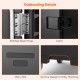 Stainless steel hinge and latch details of the 81 Quart insulated food pan carrier for easy transport and stacking.