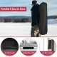 Portable 2-person ice shanty with cotton padded walls, waterproof fabric, and easy storage for ice fishing trips.