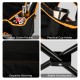 Folding camping chair featuring a large cooler pocket, cup holder, and sturdy construction for outdoor comfort.