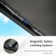 Magnetic safety locking system for the 10x10 feet outdoor pergola, securing the canopy against wind sway.
