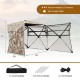360° one-way see-through hunting blind with camouflage pattern, easy setup, includes carrying bag and stakes for.