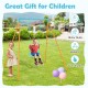 Outdoor heavy-duty metal toddler swing set in orange with adjustable seat height for kids' comfort and stability.
