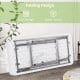 4 Feet Plastic Party Ice Folding Table with Matching Skirt and Ice Bucket - Gallery View 6 of 9
