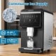 Nugget ice maker with self-dispensing feature produces 80 lbs of chewable ice daily, ideal for home or commercial use.