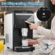 Nugget ice maker with self-dispensing feature, producing 80 lbs of chewable ice daily, ideal for home use.