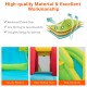Inflatable Splash Jump Slide features a mesh netting wall and reinforced oxford cloth for durability, perfect for.