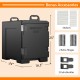 81-quart insulated food pan carrier in black with adjustable vent cap, ideal for catering and events.