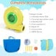 Outdoor inflatable water bounce house with 480W blower, carrying bag, inflatable ball, and repair kit for garden fun.