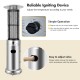 Adjustable control knob on the 40000 BTU stainless steel patio heater for precise flame intensity and temperature.