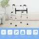 Folding aluminum walking frame walker with adjustable height, ergonomic design, and non-slip foot pads for safety.