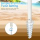 Close-up of the sand anchor for the 7.2 feet beach umbrella, featuring a twist mechanism for easy installation.