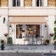 Retractable 10 x 8.2 feet beige awning with manual crank, providing durable waterproof shade for outdoor spaces.