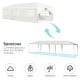 Spacious 10 x 30 feet outdoor canopy tent with 6 removable sidewalls, waterproof design, ideal for events and parties.