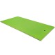 Bright green 12’ x 6’ floating water pad made of durable XPE foam, perfect for relaxing and playing on water.